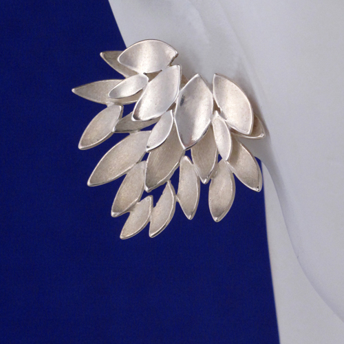 925 silver Flaming Lotus earrings