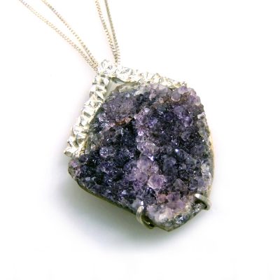 Drust Amethyst specimen pendant