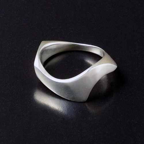 silver Sylph ring from Which Way series -another view