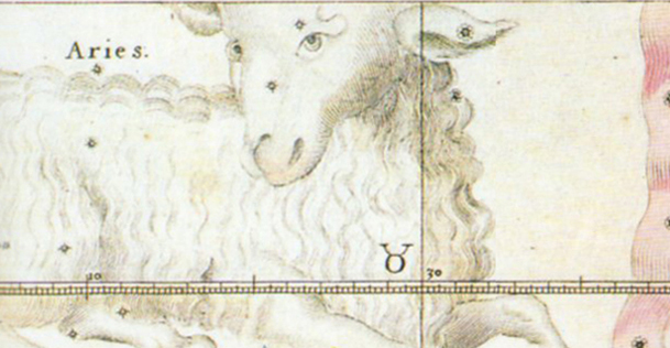 Zodiac illustration of Aries