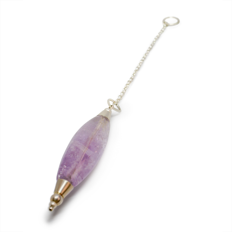 Amethyst pendulum detaches from the necklace