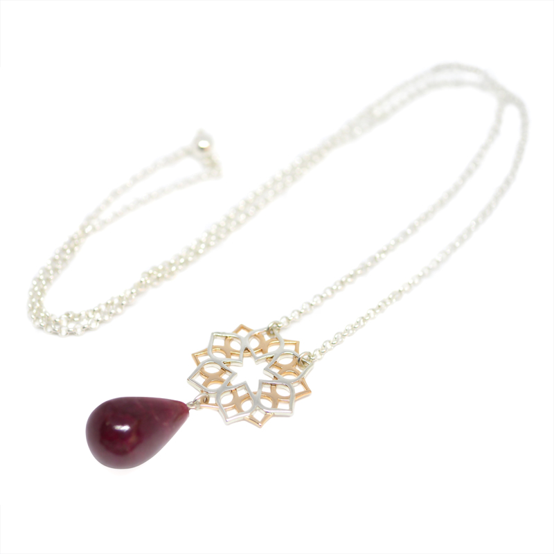 12 Petalled Lotus Flower necklace